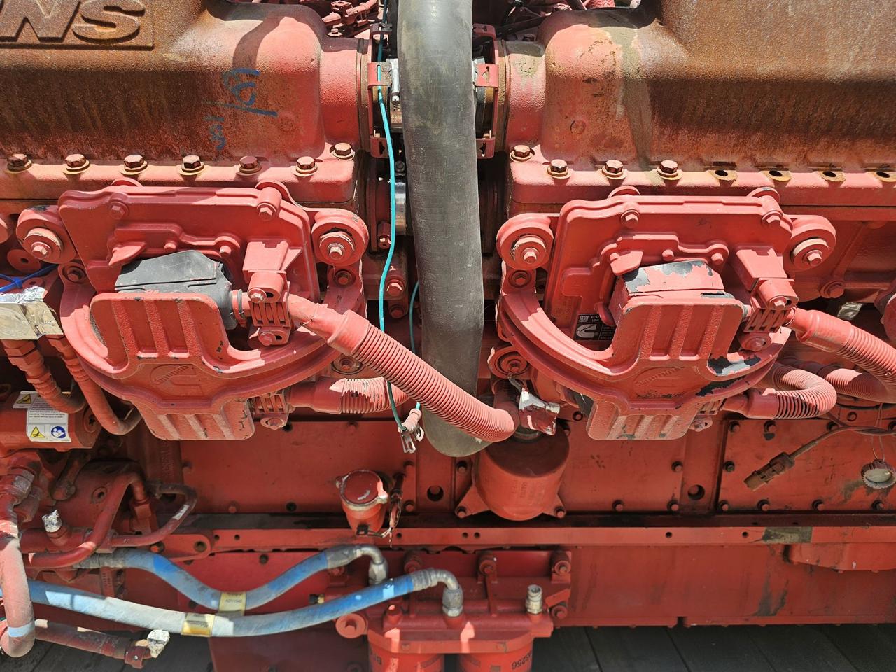 Cummins QSKTTA50-CE Industrial Diesel Engine — connector view