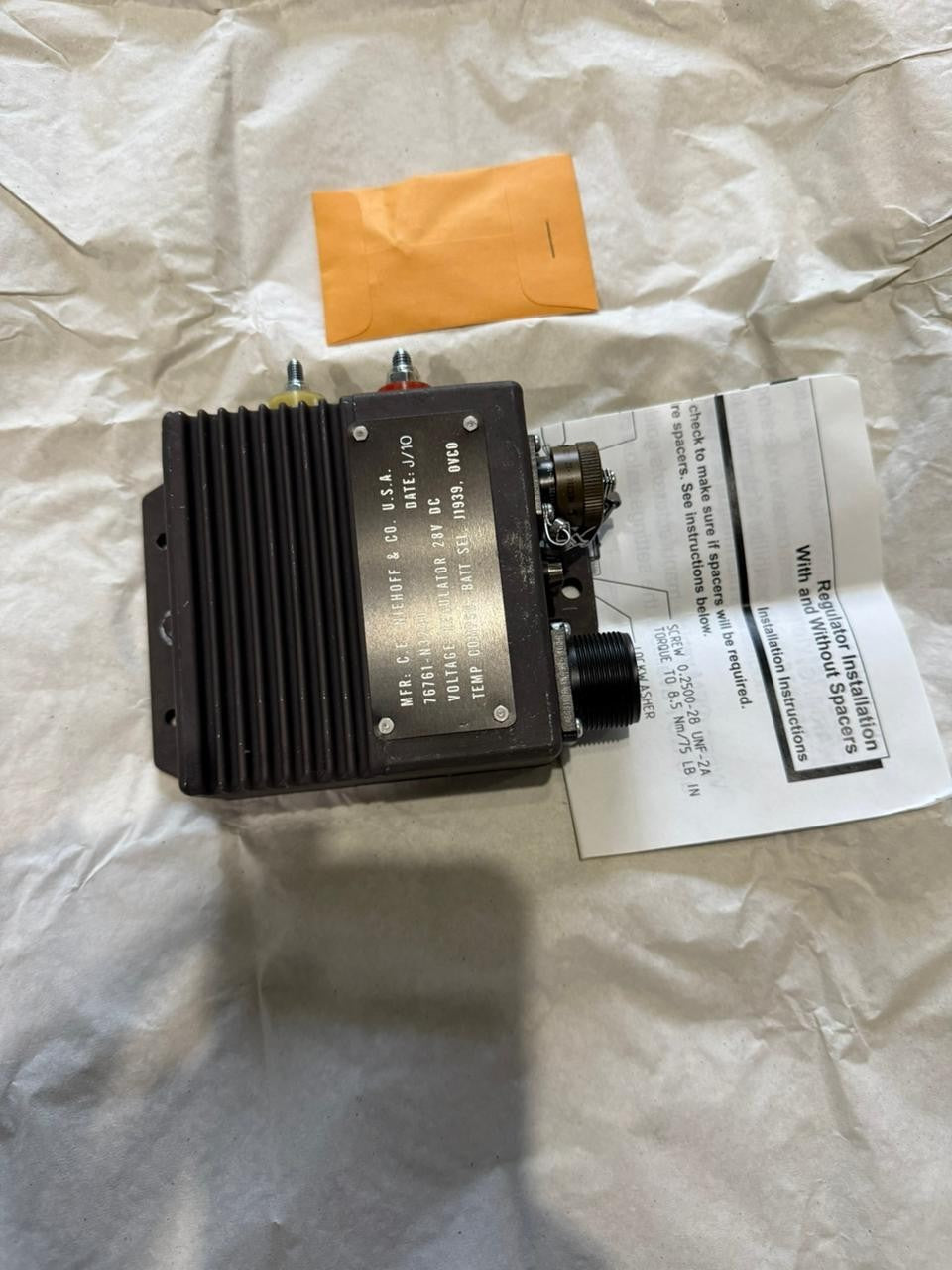 C.E. Niehoff N3240 28V Voltage Regulator - view 5
