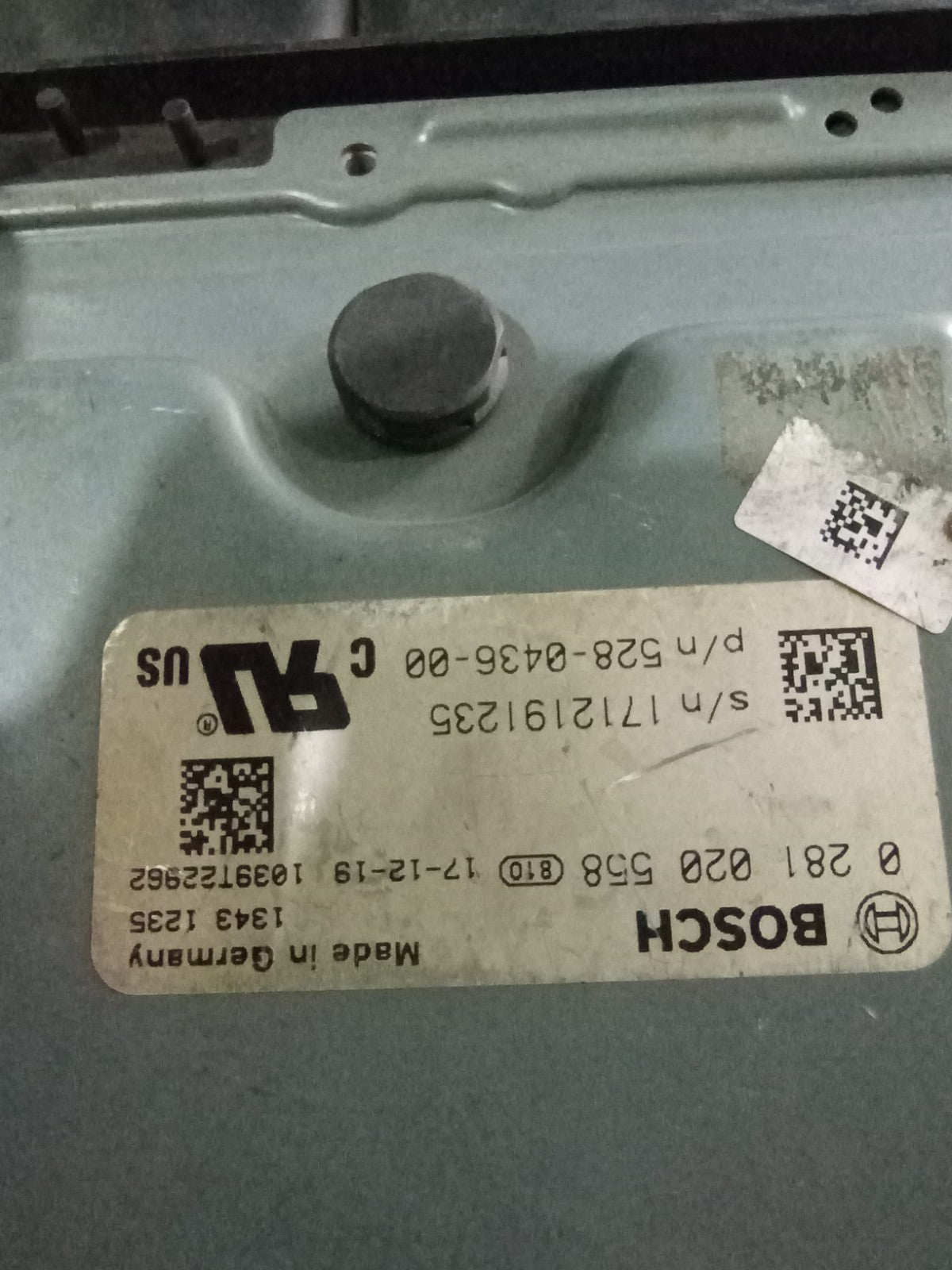 Caterpillar Bosch DEF Control ECU 528-0436 - part number label