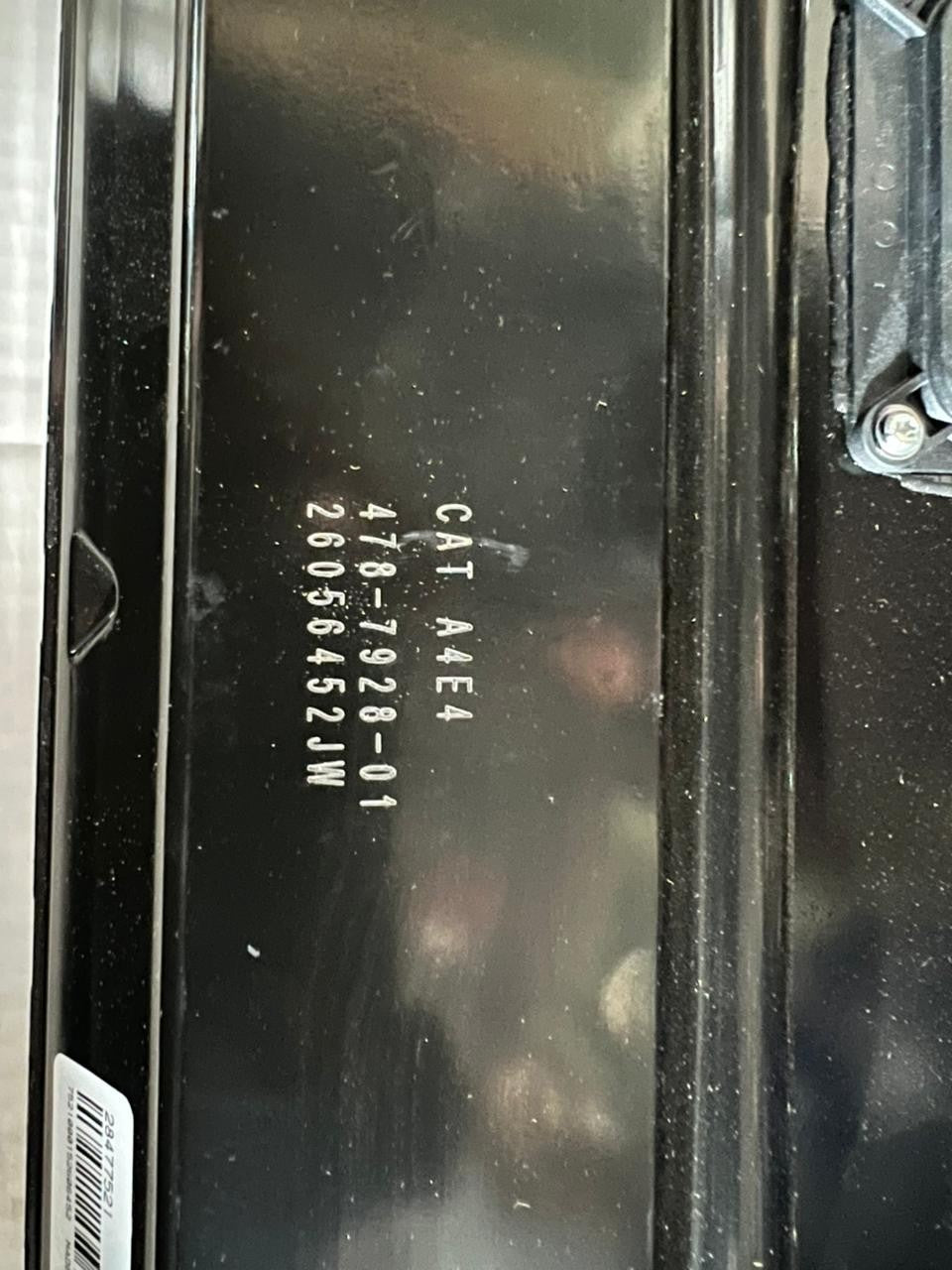 Caterpillar C27 / C32 ECM 478-7928 - part number label