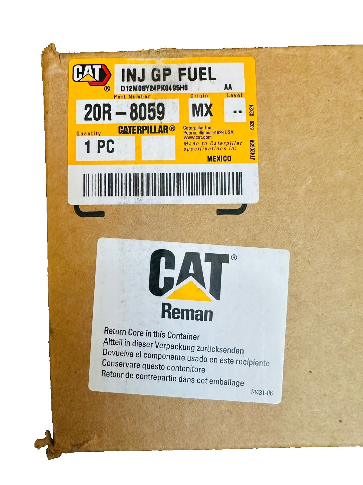Caterpillar C7 Fuel Injector 20R-8059