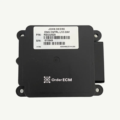 John Deere 24V Engine Controller | P/N RE532629 — rear view
