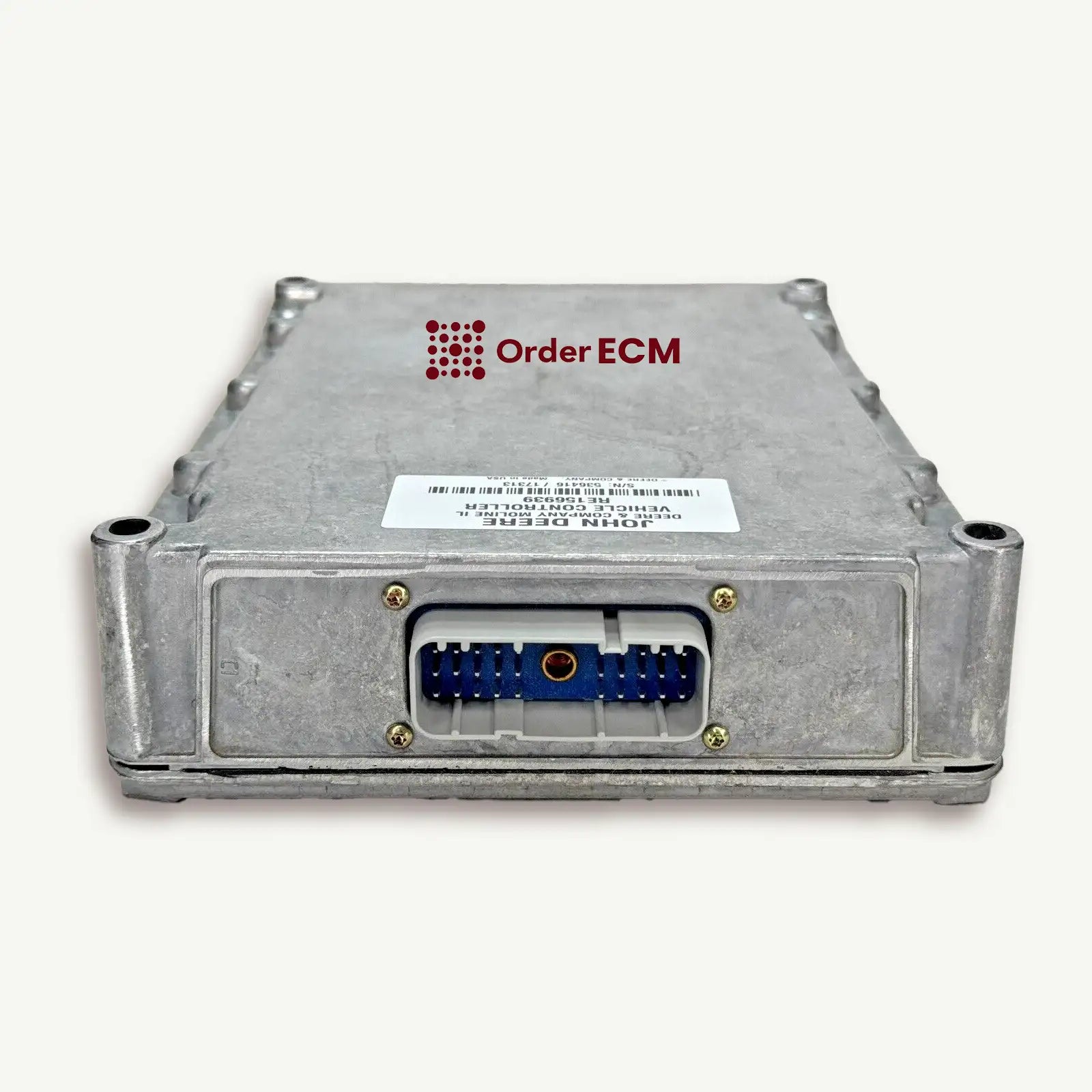 John Deere PowerTech Engine Controller | P/N RE507982 — rear view