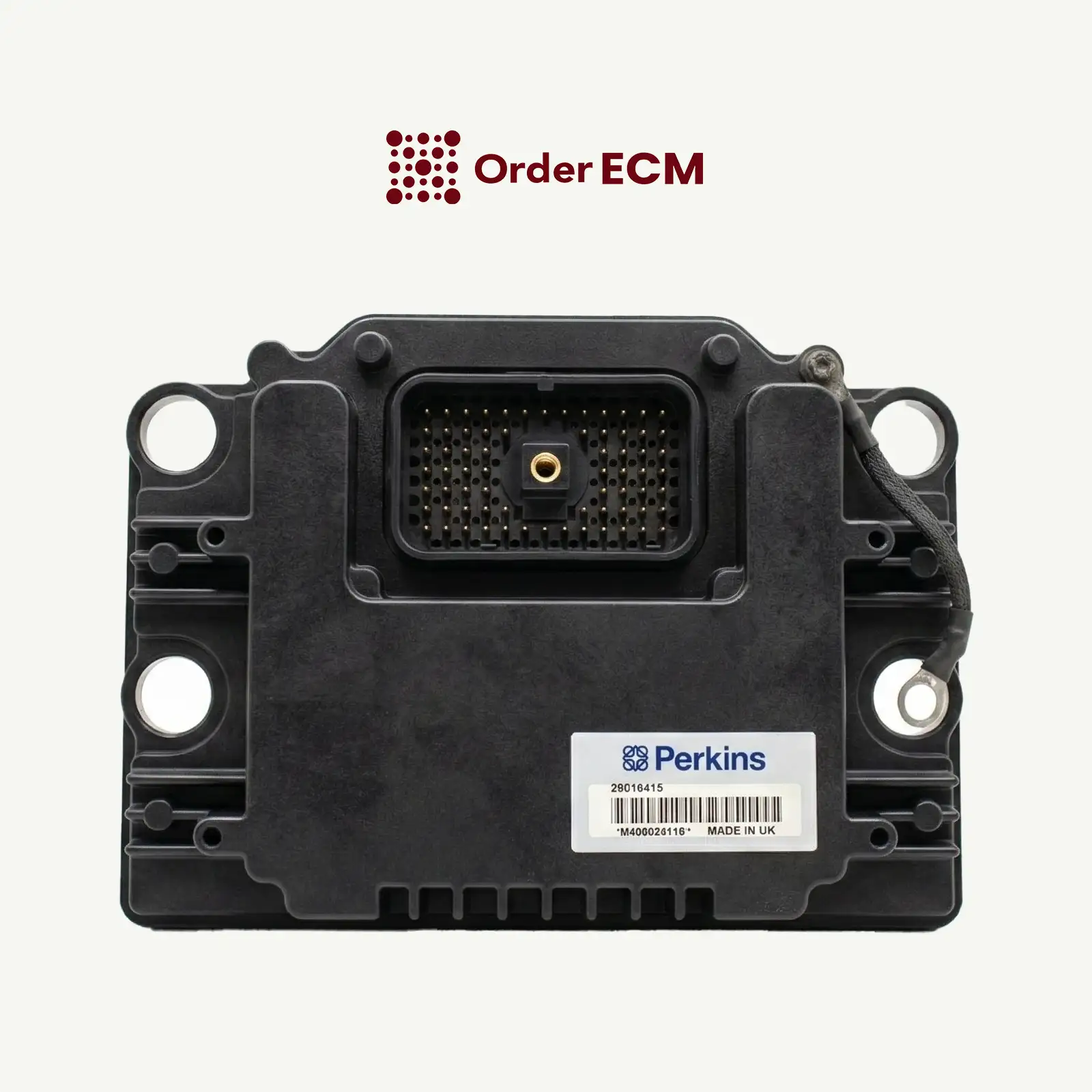 Perkins 1106C ECM | P/N 2874A103 — rear view