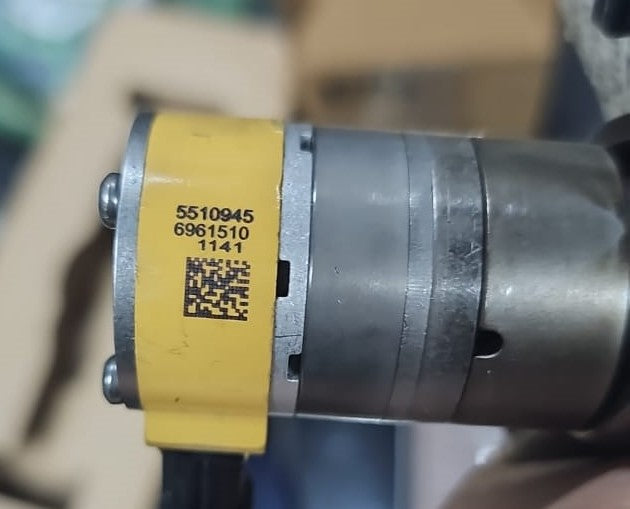 Caterpillar C9 Fuel Injector | P/N 20R-8968 — rear view