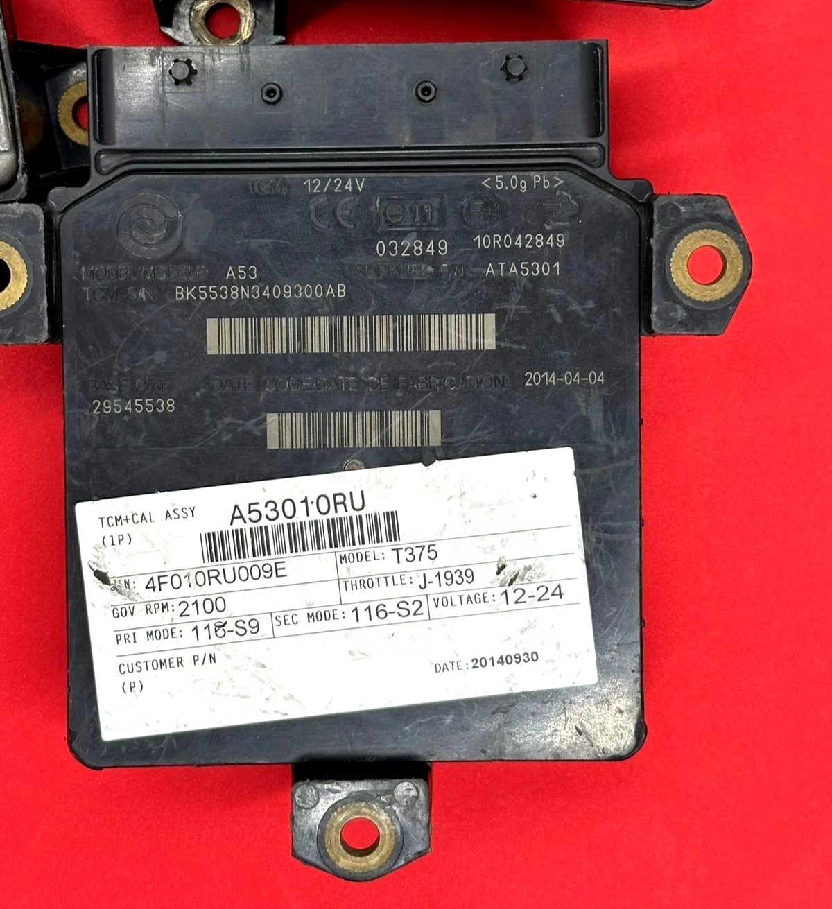 Allison A53 Transmission Control Module 29545538 - view 2