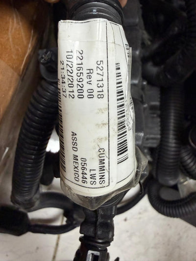 Cummins B-Series ECM Wiring Harness 5271318 - part number tag