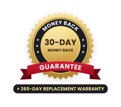OrderECM 30-day money-back guarantee and 365-day replacement warranty